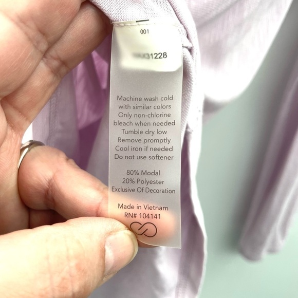 Calia by Carrie Underwood pink draped back activewear woman running tee XS - Picture 5 of 7